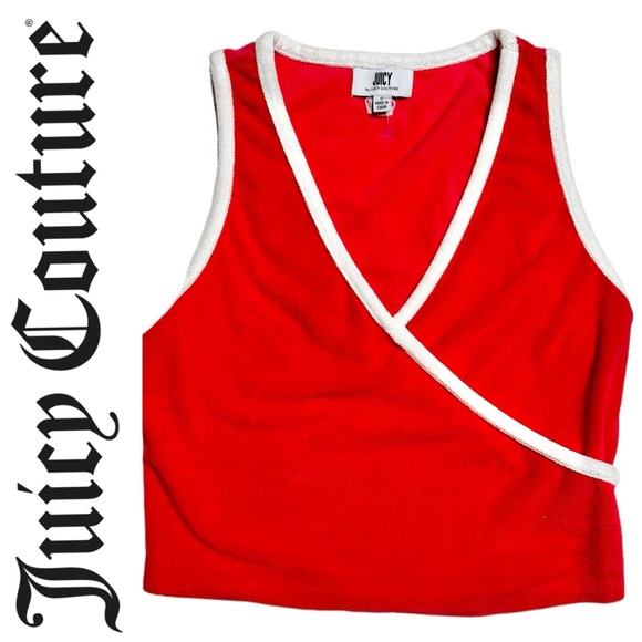 Juicy Couture Pink Terry Tank Size Small NWOT - Picture 2 of 9